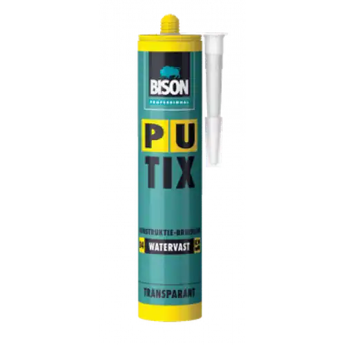 BISON PROFESSIONAL PU-TIX EXPRESS TRANSPARANT D4 KOKER 340G NL
