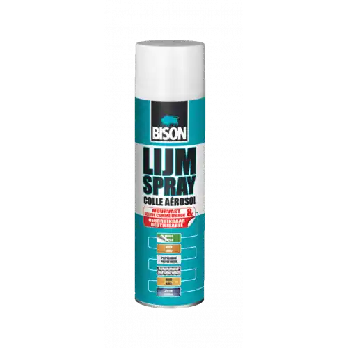BISON LIJMSPRAY UNIVERSAL 500 ML NL/FR