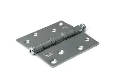 DX Kogellagerscharnier verzinkt 89×89 mm rechte hoeken