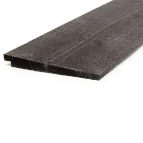 HV Zweeds Rabat Vuren 12/29x195 mm x 420 cm zwart gelakt