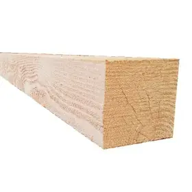 NV Douglas Paal 10x10x400 cm fijnbezaagd