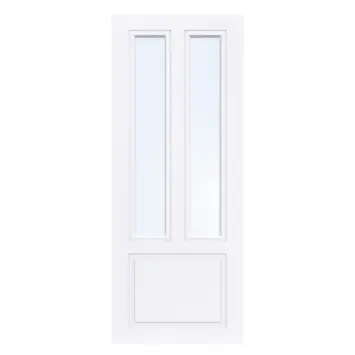 Arne & Bodil binnendeur ABT321 blank glas - extra wit afgelakt