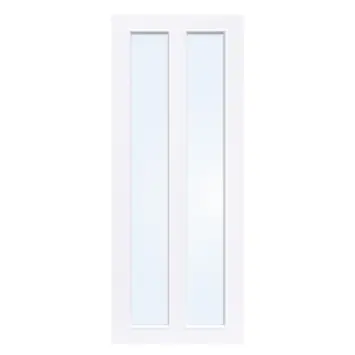 Arne & Bodil binnendeur ABD27 blank glas - extra wit afgelakt