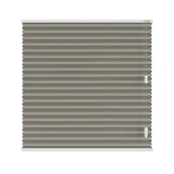 KARWEI enkel plisségordijn draaikiepraam 28609 taupe lichtdoorlatend op maat