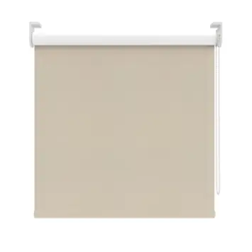 KARWEI rolgordijn gewoon raam 28161 licht taupe verduisterend op maat