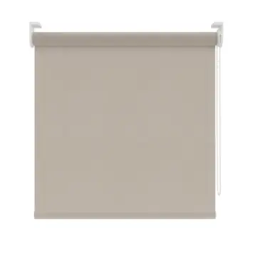 KARWEI rolgordijn gewoon raam 28115 taupe linnenlook transparant op maat