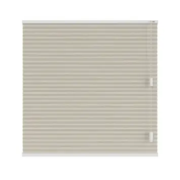 KARWEI dubbel plisségordijn gewoon raam 28650 off-white lichtdoorlatend op maat
