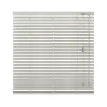 KARWEI aluminium jaloezie draaikiepraam 28416 zijdeglans lichtgrijs 25 mm op maat