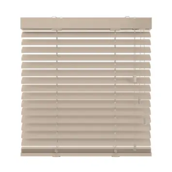 KARWEI aluminium jaloezie gewoon raam 28410 mat taupe grijs 50 mm op maat