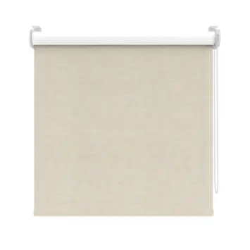 KARWEI rolgordijn draaikiepraam 28187 taupe beige structuur verduisterend op maat
