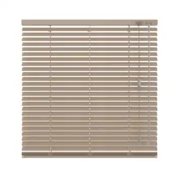 KARWEI aluminium jaloezie draaikiepraam 28400 geborsteld champagne 25 mm op maat