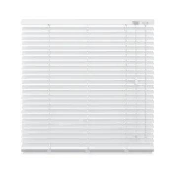 KARWEI aluminium jaloezie gewoon raam 28411 mat wit 25 mm op maat