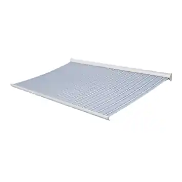 Knikarmscherm Staccato streep blauw (kleurnr. 7466) op maat
