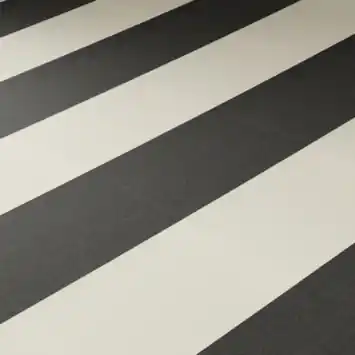 Spandoek zonneschermdoek streep zwart/wit (kleurnr. T362) op maat