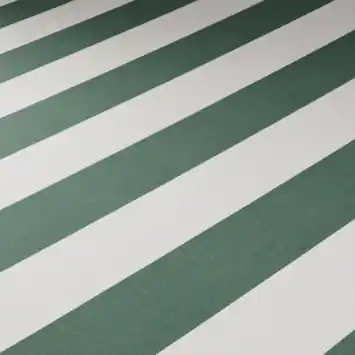 Zonneschermdoek streep groen/wit (kleurnr. 8402) op maat