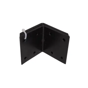 Waelbers versterkingshoek 50 x50 x 40 mm zwart 4 stuks