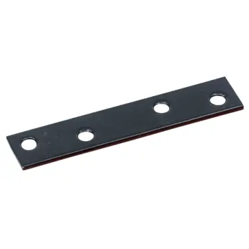 Waelbers verbindingsplaat 50 x 15 mm zwart 4 stuks