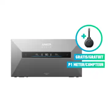 Anker thuisbatterij SOLIX Solarbank Max AC Plug & Play 7 kWh + gratis P1 energiemeter