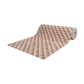 Droogloopmat boogjes beige, per cm