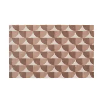 Droogloopmat boogjes beige 50x70 cm
