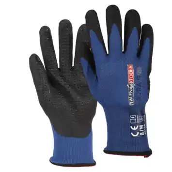 Talen Tools werkhandschoenen extra grip maat XL blauw
