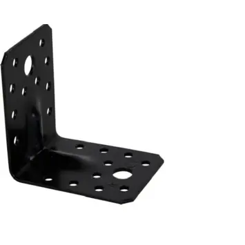 Waelbers hoekanker met ril 50 x 50 x 57 mm zwart