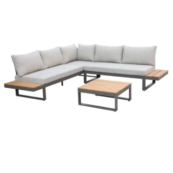 Wakefield loungeset Puglia teak hout