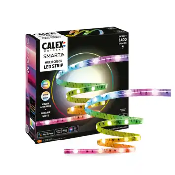 CALEX Smart ledstrip kleur en witlicht instelbaar, 5 meter