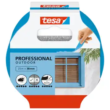 Tesa Professional Outdoor schilderstape blauw 38 mm x 25 m