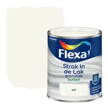 Flexa Strak in de Lak grondlak voor buiten wit 750 ml