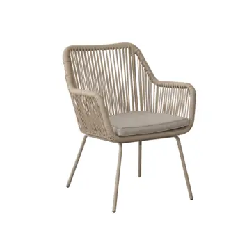 Tuinstoel Elin beige metaal
