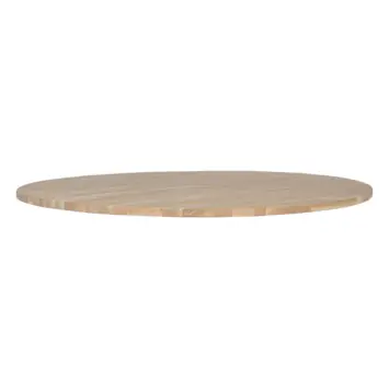 WOOOD tafelblad Tablo rond eiken onbehandeld 24 mm Ø 120 cm