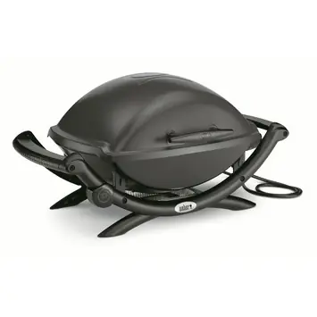 Weber BBQ Q2400 Dark Grey elektrische bbq donkergrijs 54 x 39 cm