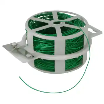 Talen tools metaaldraad geplastificeerd groen 0,8 mm 50 m