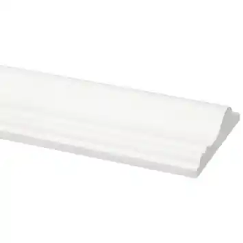 Decorlijst grenen 18x68 mm wit gegrond lengte 270 cm