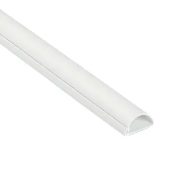 D-line kabelgoot half rond wit 1 meter