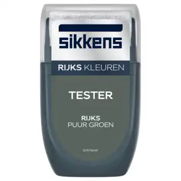 Sikkens muurverf kleurtester Rijks puur groen mat 30 ml