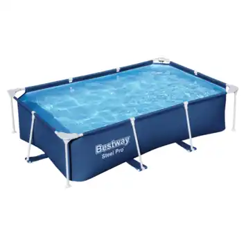 Bestway Steel Pro zwembad rechthoek blauw 259 x 170 x 61 cm