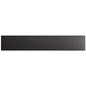 Santelmo Wandtegel Mat Zwart 10X60CM 0,96M2
