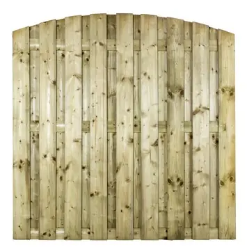 Tuinscherm Exclusive vuren hout toog 180 x 180 cm