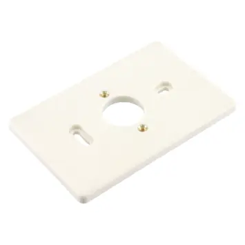 Attema Montageplaat Wit voor Combinatie en 2-Voudig Opbouw