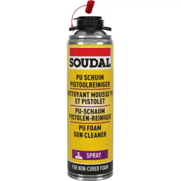 Soudal schuimpistool / PU-schuim reiniger 500 ml