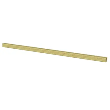 Sleufpaal eind grenen hout geschaafd 8,8 x 8,8 x 270 cm