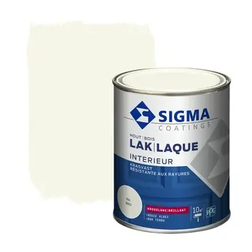 Sigma Interieur binnenlak hoogglans RAL 9001 crème wit 750 ml