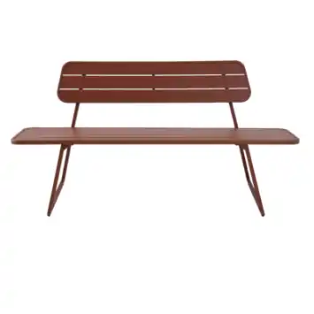 Tuinbank Jack 160 cm bruin staal