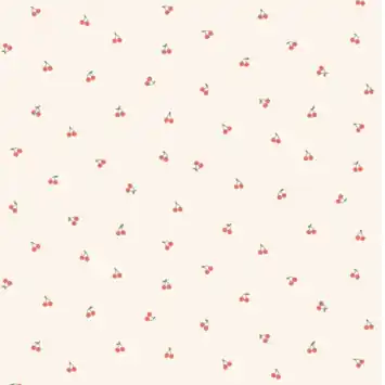 Vliesbehang Cherry gebroken wit (dessin 120967)