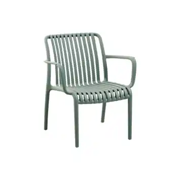 Wakefield fauteuil Fleur groen kunststof
