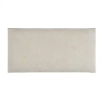 Wandkussen linnen taupe 60x30 cm