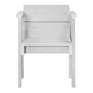 Tuinstoel Sella wit steigerhout
