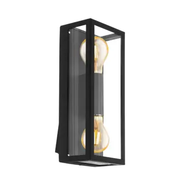 Eglo buitenlamp Alamonte 2-lichts zwart